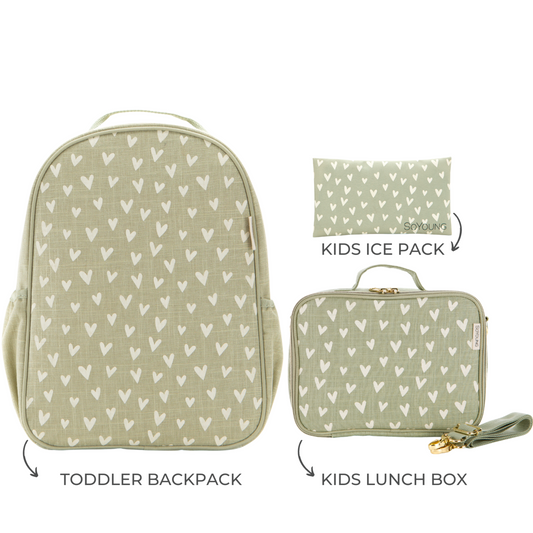 Little Hearts Sage Toddler Bundle - 3pc