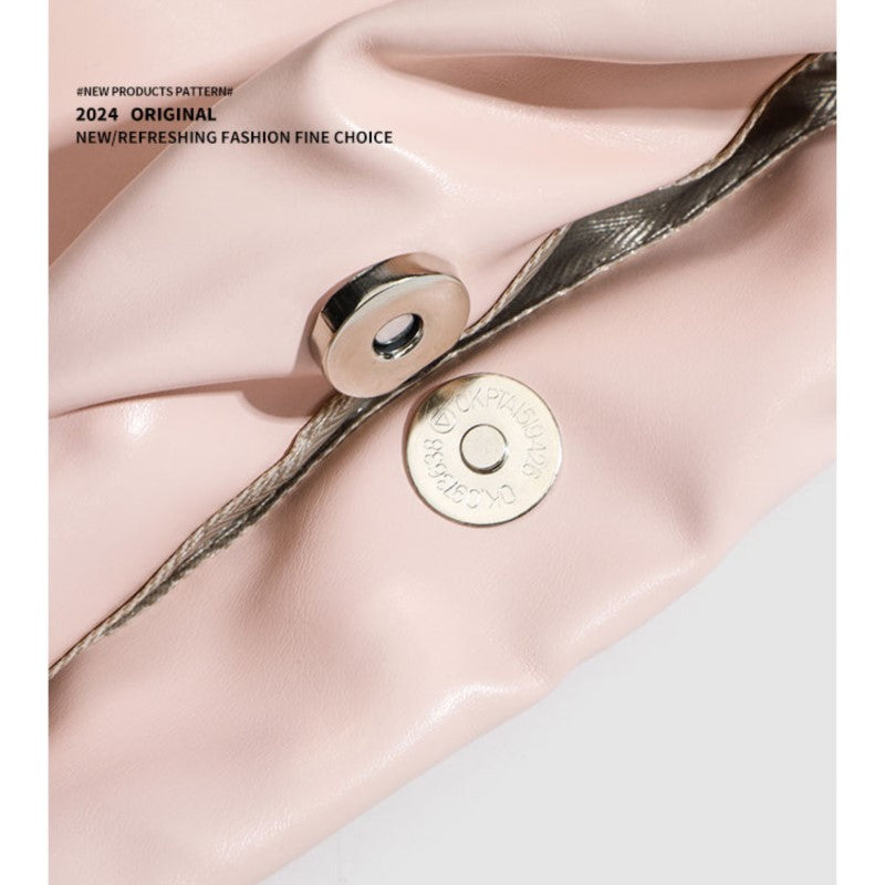 Vvsha Sweet Cute Pink Square Bag Handbag Women Beading Chain Y2k Handbag Ladies Hot Girls Shoulder Crossbody Bags Aesthetic