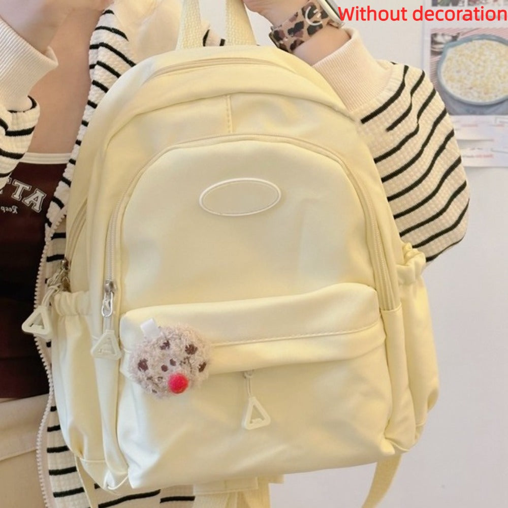 Vvsha Korean Student School Backpack School Bags For Teenage Girls Cute Women's Backpack Brand Book Pack Nylon Rucksack