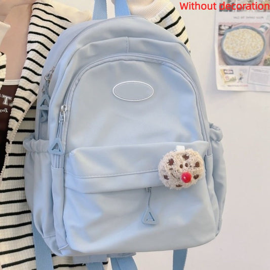 Vvsha Korean Student School Backpack School Bags For Teenage Girls Cute Women's Backpack Brand Book Pack Nylon Rucksack