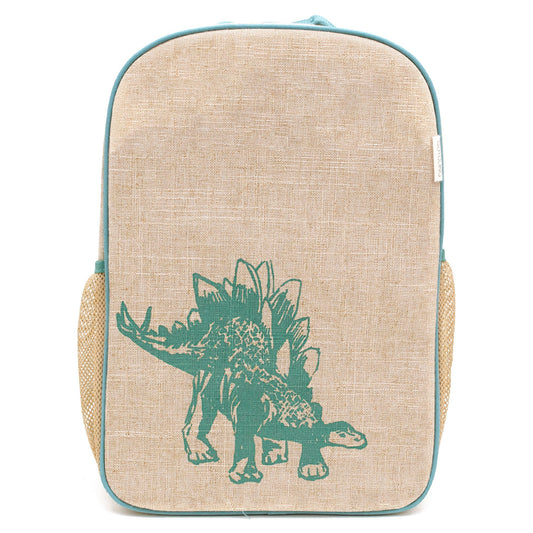 Green Stegosaurus Grade School Backpack