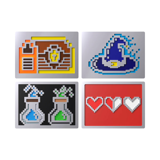 HyperX Badge Pack - 8 Bit Magnetic Badges