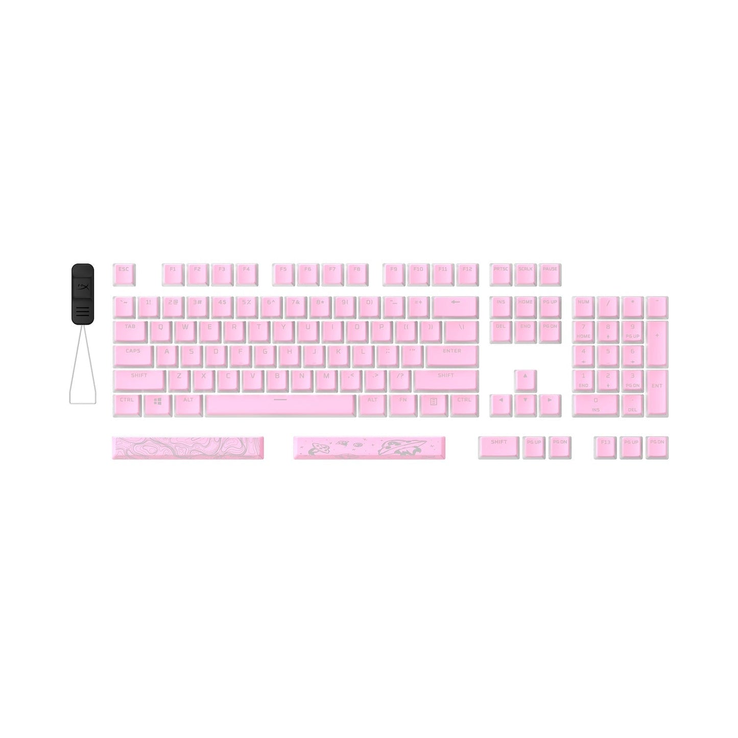 HyperX Pudding Keycaps 2 - Full Key Set - PBT