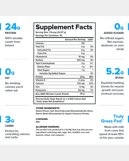 Legion Casein+ Pure Micellar Casein Protein Powder