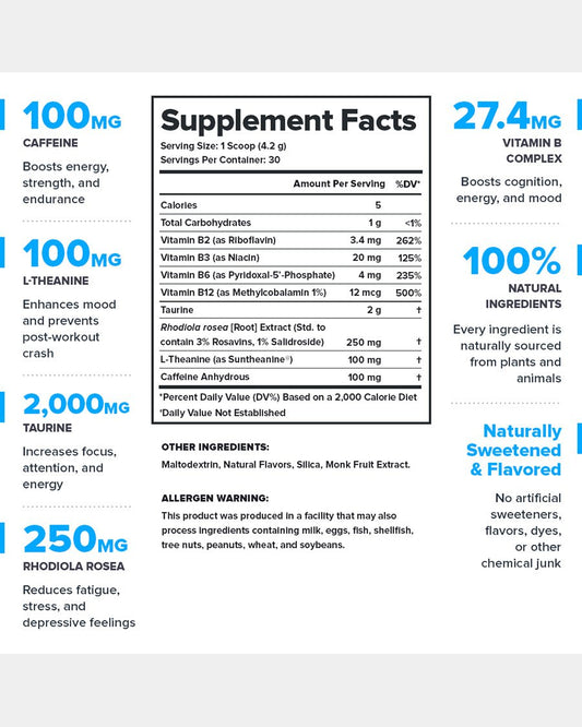 Legion Energy Surge Workout Supplement