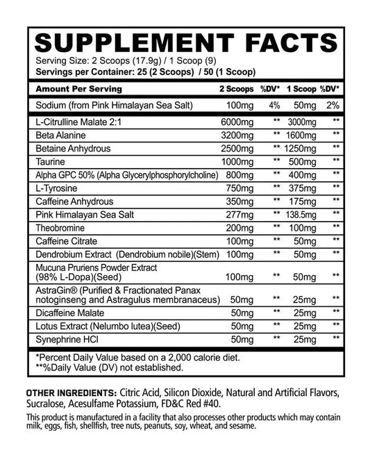 Panda Supplements Rampage Super Extreme Pre-Workouts
