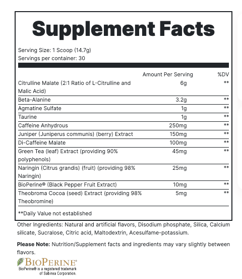 Redcon1 Total War Preworkout